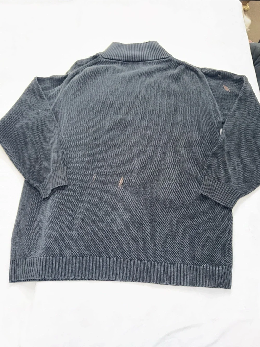 Lacoste Men’s Dark Gray Ribbed Sweater
